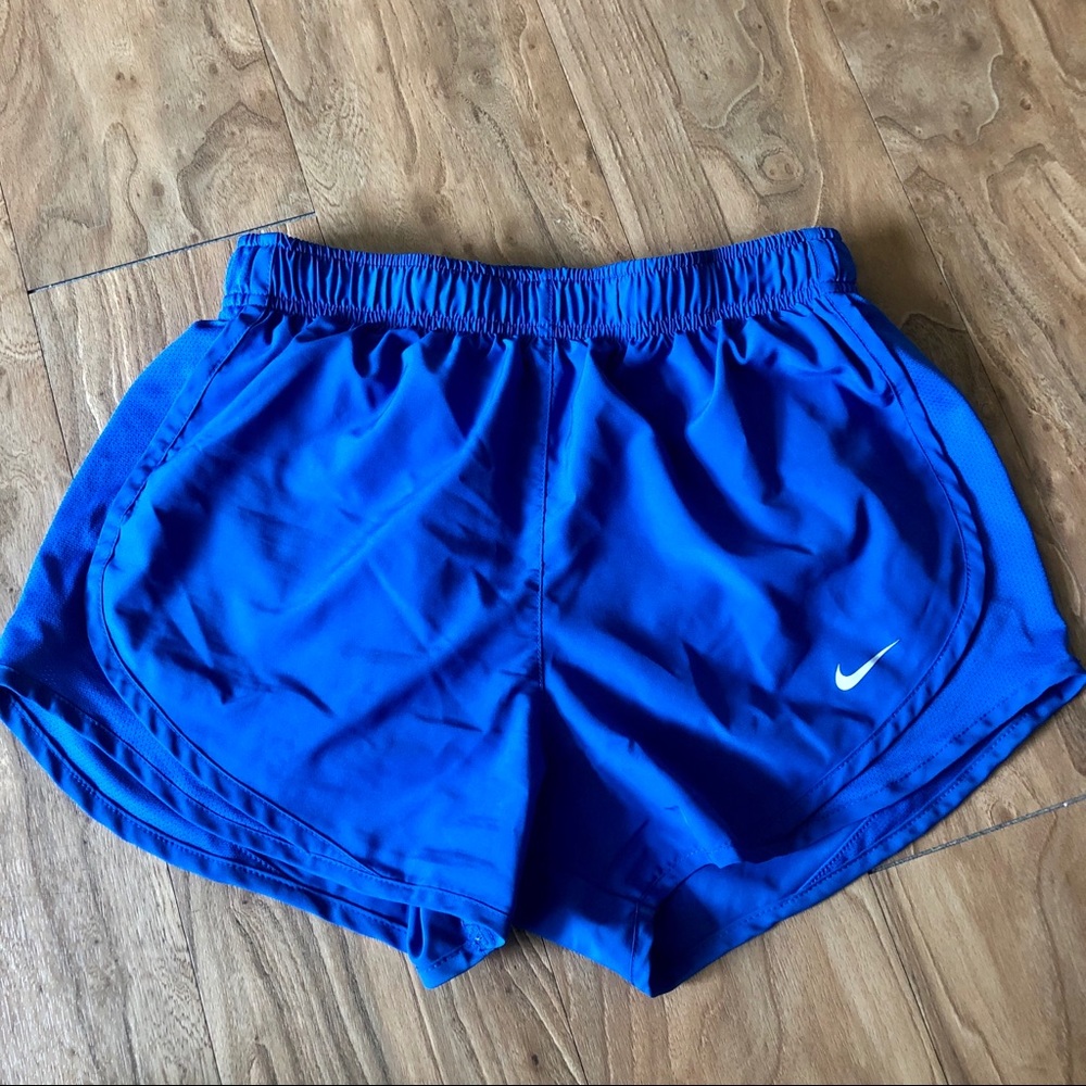 NIKE tempo shorts deep royal blue size small